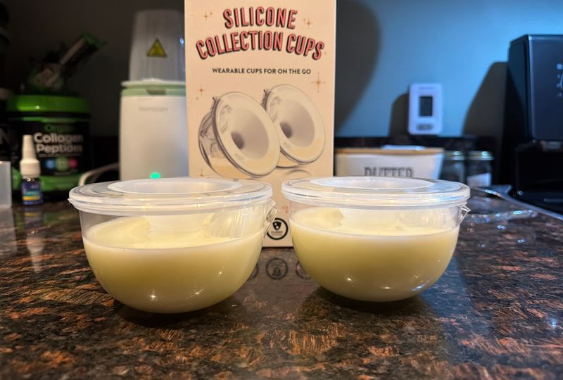 Photo submitted with Amanda K.'s review of the Silicone Collection Cups