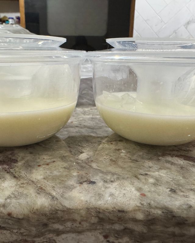 Customer photo of the Legendairy Milk Silicone Collection Cups in use