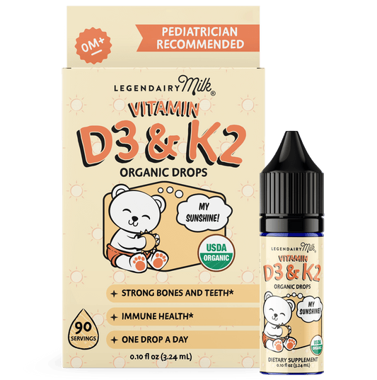 Organic Baby and Toddler D3&K2 Drops