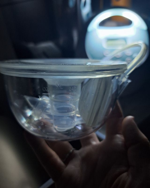 Customer photo of the Legendairy Milk Silicone Collection Cups in use