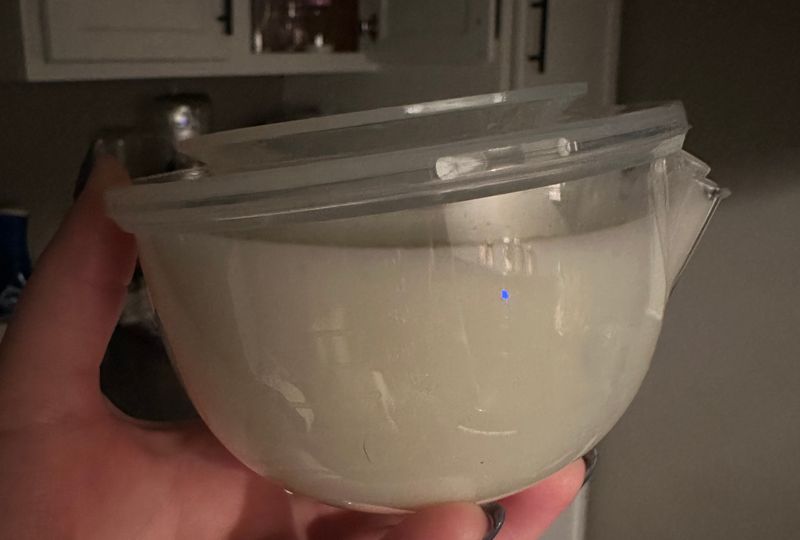 Photo submitted with Tess's review of the Silicone Collection Cups