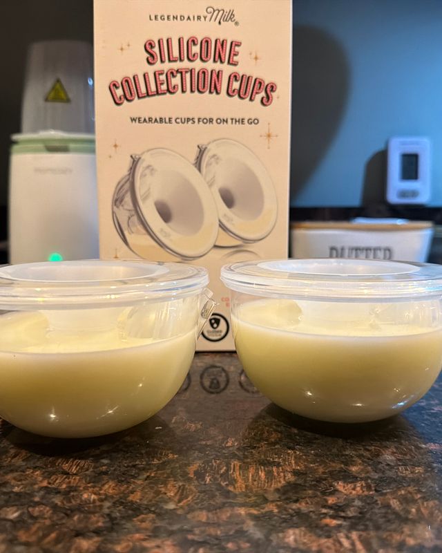 Customer photo of the Legendairy Milk Silicone Collection Cups in use